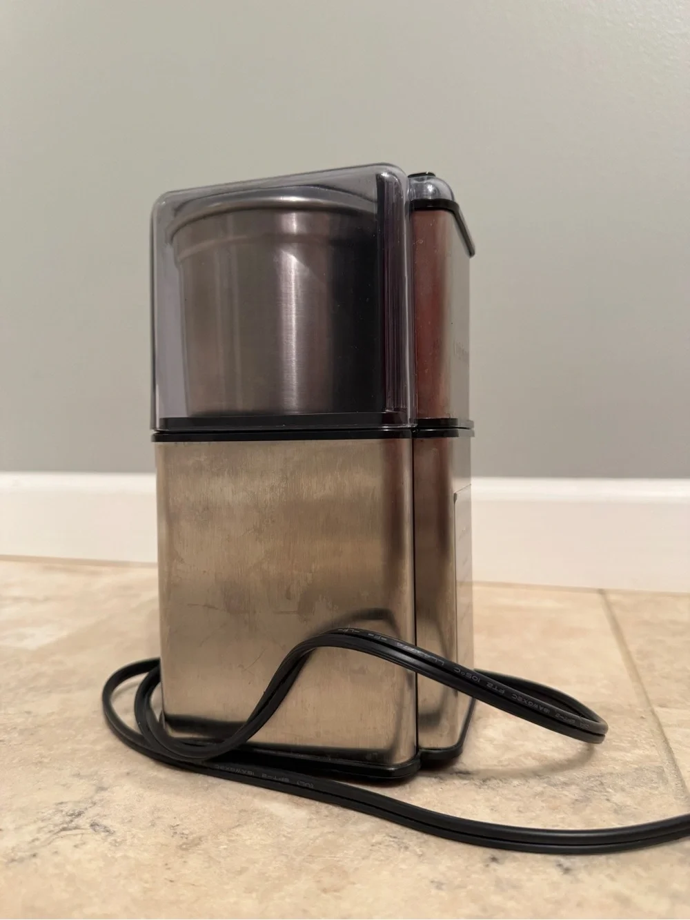 Cuisinart Stainless Steel Electric Coffee Grinder - Silver & Black